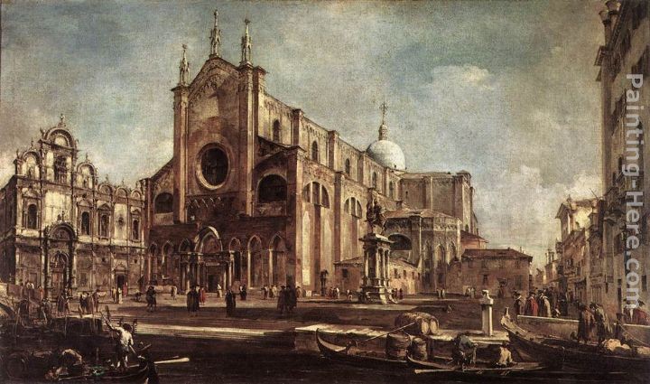 Francesco Guardi Campo Santi Giovanni e Paolo
